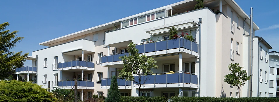 Fertiggestellte Wohnanlage von Lehmann + Müßig Baupartner in Augsburg-Göggingen
